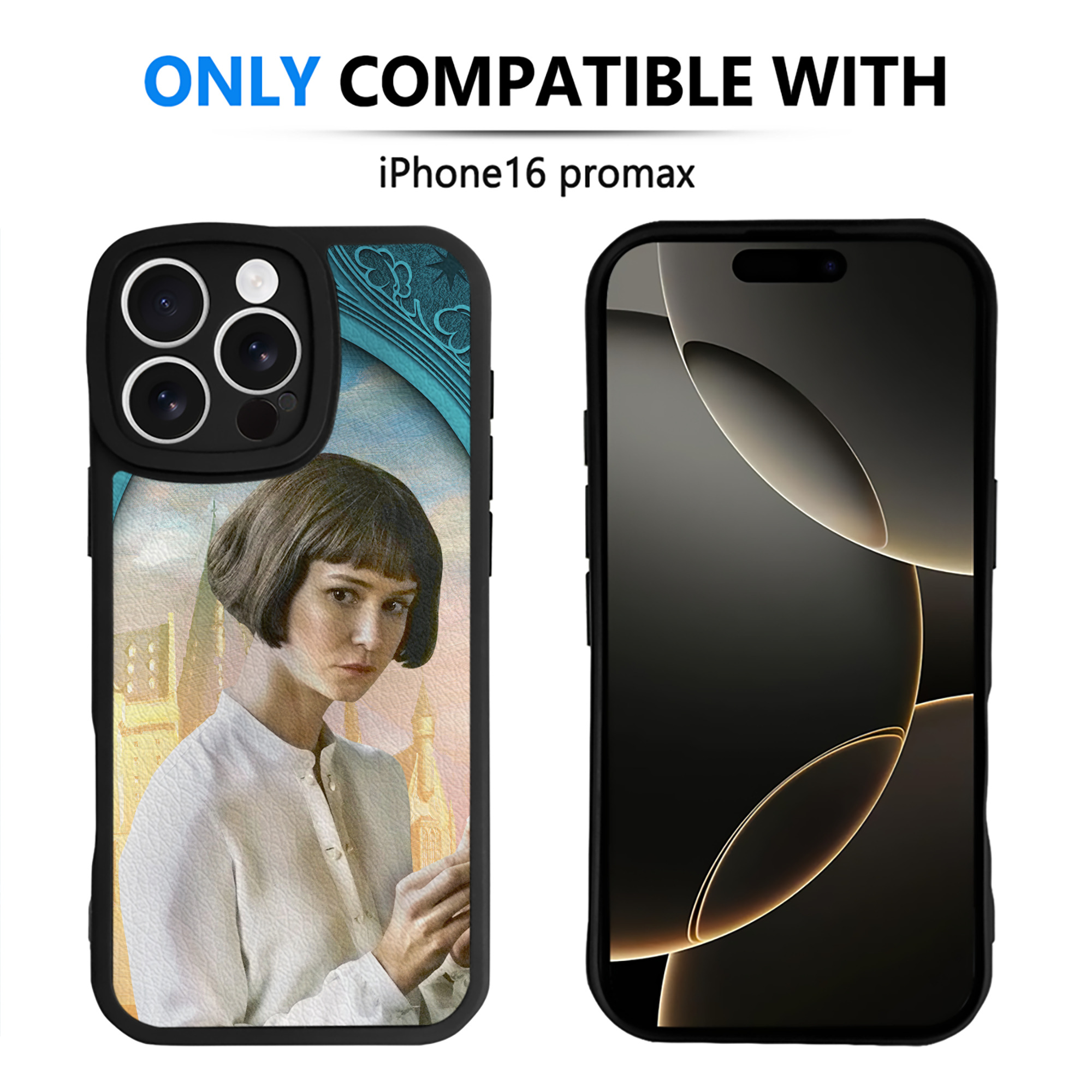 （画像用） Harry Potter ハリー・ポッターシリーズ 【iPhone 16シリーズ対応】シリコンスマホケース（レザー調） 材質：シリコン